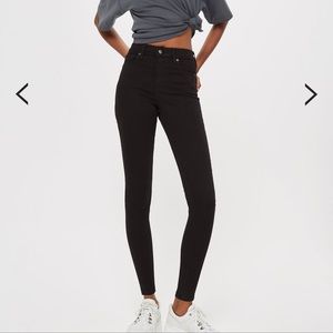 Topshop Jamie Jeans Black Petite NWT 24